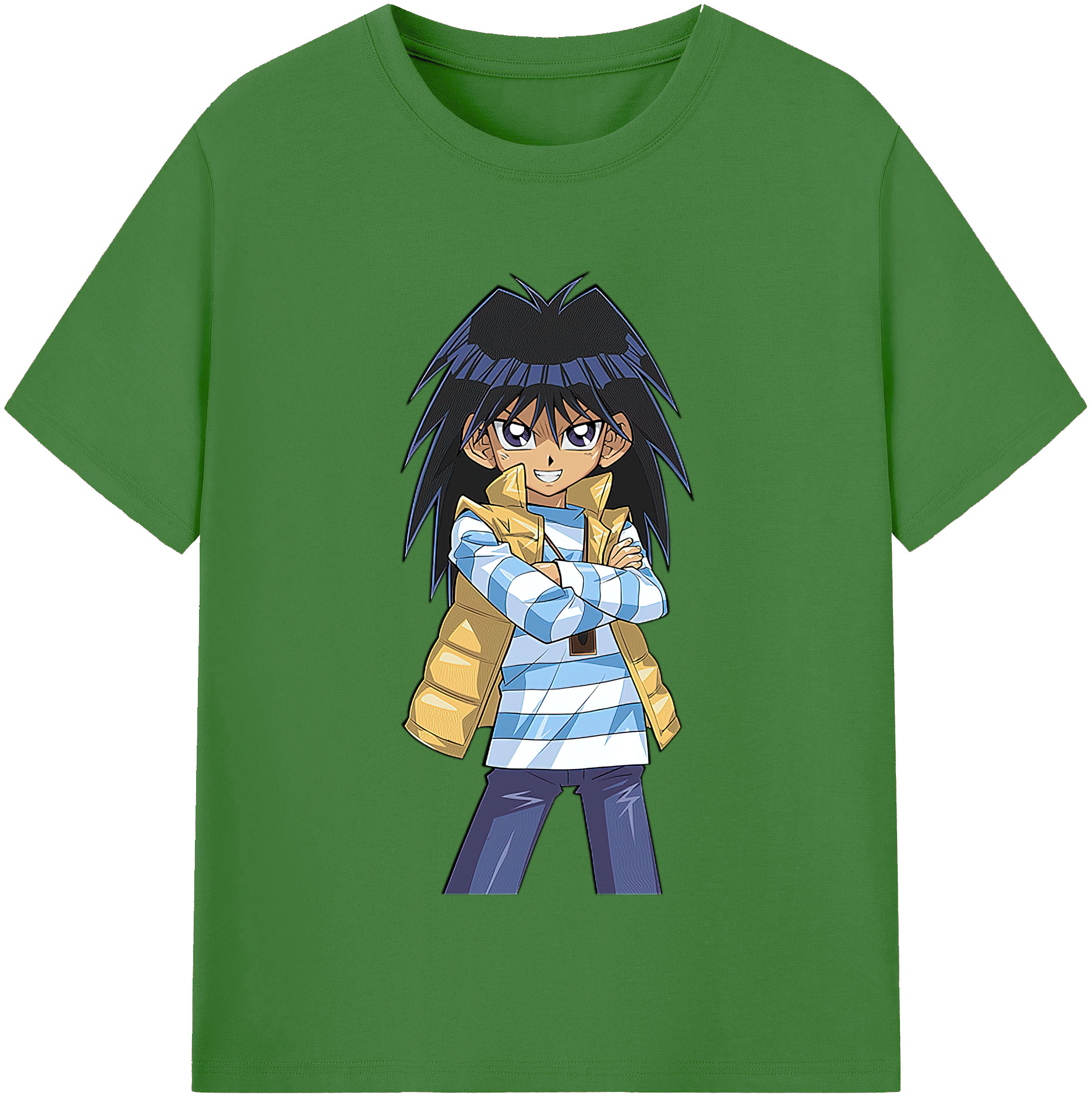 （画像用） 遊☆戯☆王 Yu-Gi-Oh! レディースカジュアルプリントTシャツ（綿100％）